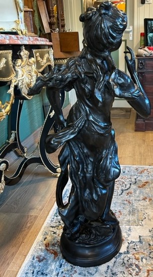 Bronze sculpture, High 98 cm