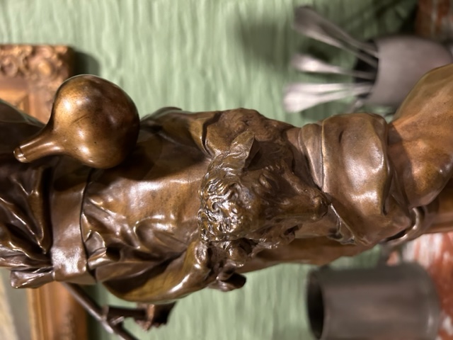 Bronze figure, High 59 cm 